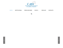 Tablet Screenshot of capa.org.ar